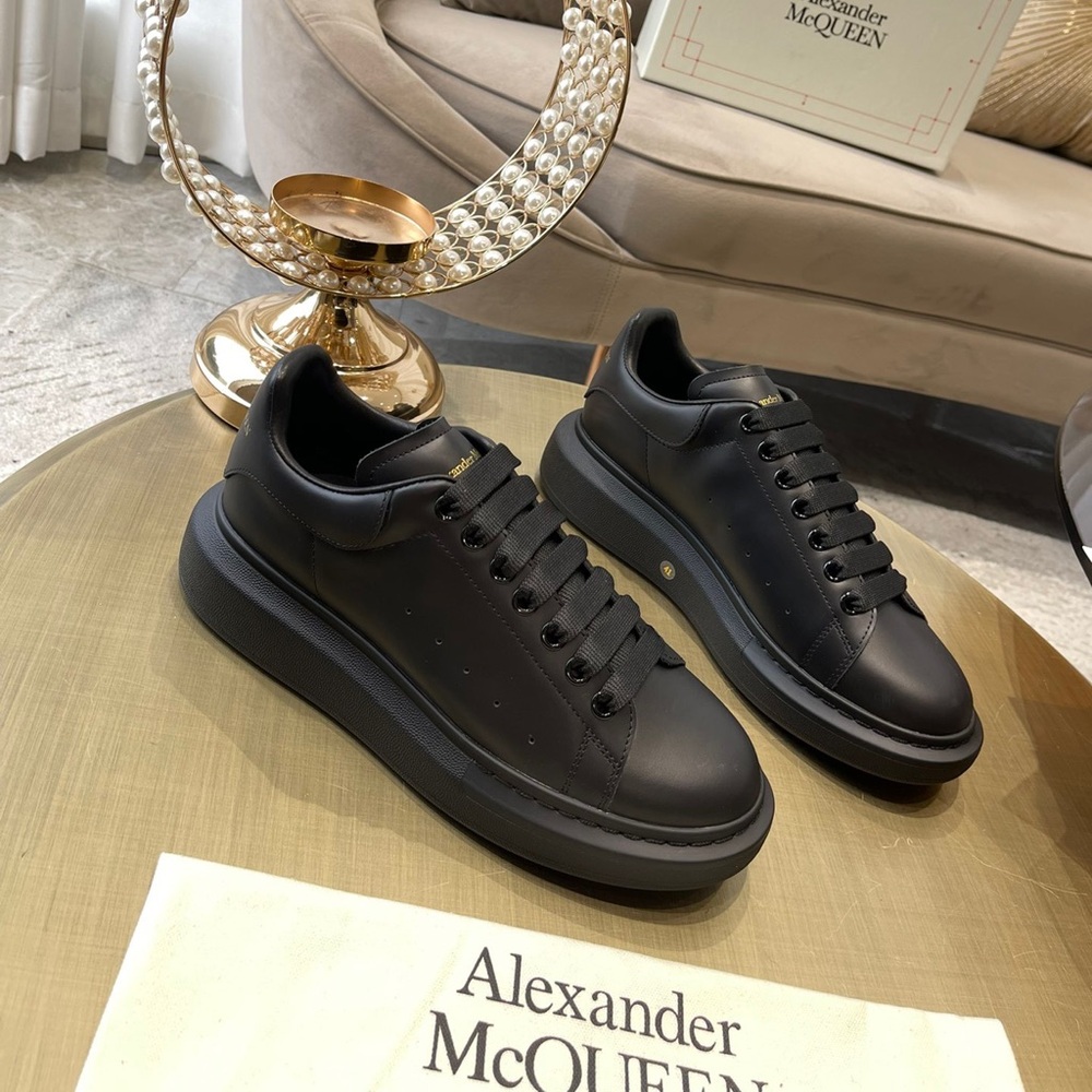 Alexander McQueen Men's All-Black Sneakers